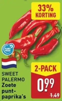 ALDI Zoete punt paprika's aanbieding