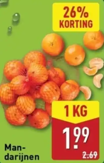 ALDI Mandarijnen aanbieding