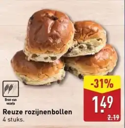 ALDI Reuze rozijnenbollen aanbieding