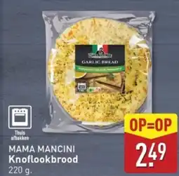 ALDI Mama Mancini knoflookbrood aanbieding