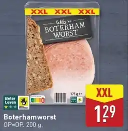 ALDI Boterhamworst aanbieding