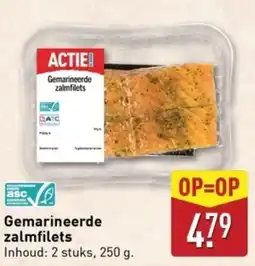 ALDI Gemarineerde zalmfilets aanbieding