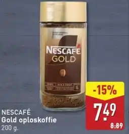 ALDI Nescafe Gold oploskoffie aanbieding