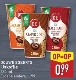 ALDI Douwe egberts IJskoffie aanbieding