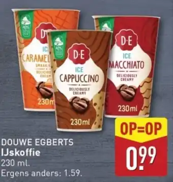 ALDI Douwe egberts IJskoffie aanbieding