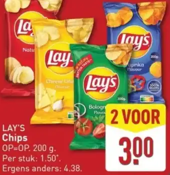 ALDI Lay's chips aanbieding