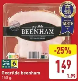 ALDI Gegrilde beenham aanbieding