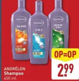 ALDI Andrélon shampoo aanbieding