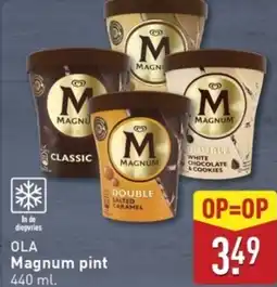 ALDI OLA Magnum pint aanbieding