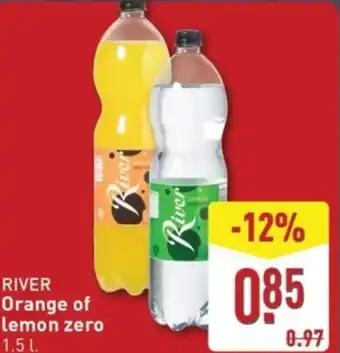 ALDI River Orange of lemon zero aanbieding
