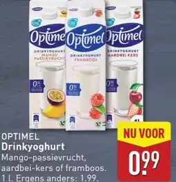 ALDI Optimel Drinkyoghurt aanbieding
