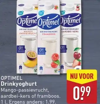 ALDI Optimel Drinkyoghurt aanbieding