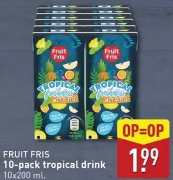 ALDI Fruit fris 10-pack tropical drink aanbieding
