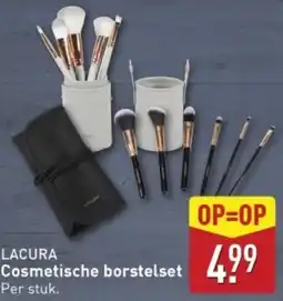 ALDI Lacura Cosmetische borstelset aanbieding