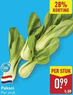 ALDI Paksoi aanbieding