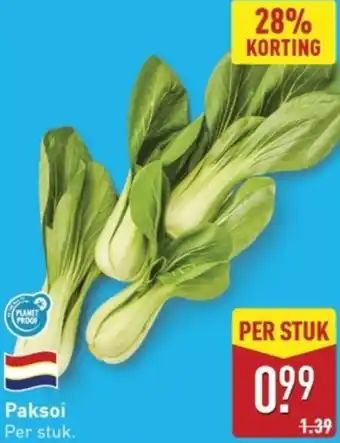 ALDI Paksoi aanbieding