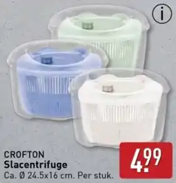 ALDI Crofton slacentrifuge aanbieding