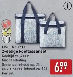 ALDI Live in style 2 delige koeltassenset aanbieding