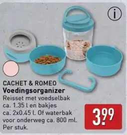 ALDI Cachet & romeo voedingsorganizer aanbieding