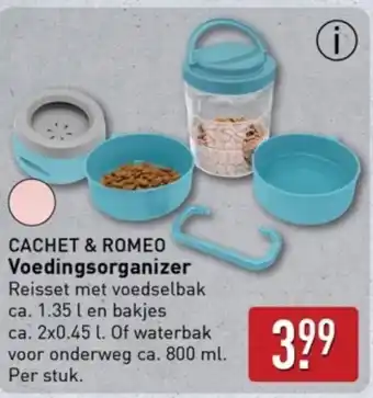 ALDI Cachet & romeo voedingsorganizer aanbieding
