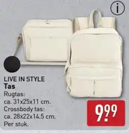 ALDI Live in style Tas aanbieding
