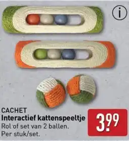 ALDI Cachet Interactief kattenspeeltje aanbieding