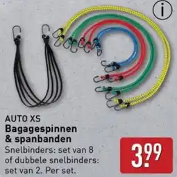 ALDI AUTO XS Bagagespinnen & spanbanden aanbieding