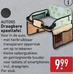 ALDI Autoxs Draagbare speeltafel aanbieding