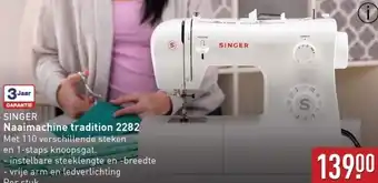 ALDI SINGER Naaimachine tradition 2282 aanbieding
