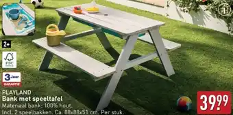 ALDI Playland Bank met speeltafel aanbieding