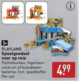 ALDI Playland speelgoedset voor op reis aanbieding