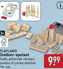 ALDI Playland Outdoor spelset aanbieding