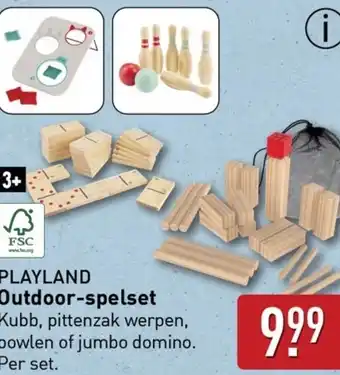 ALDI Playland Outdoor spelset aanbieding