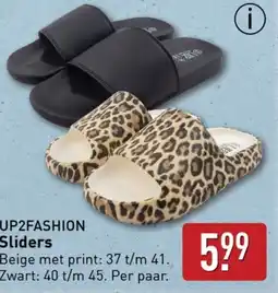 ALDI Up2fashion Sliders aanbieding