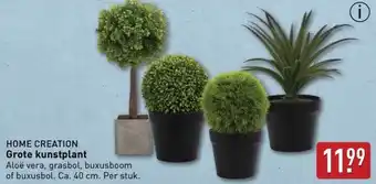 ALDI Home creation grote kunstplant aanbieding