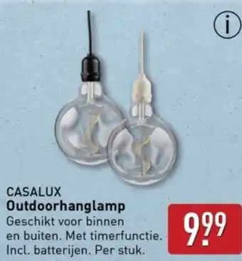 ALDI Casalux Outdoorhanglamp aanbieding