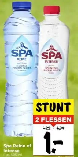 Vomar Voordeelmarkt Spa Reine of Intensel aanbieding