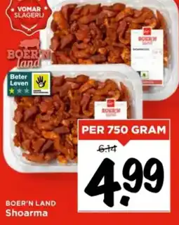 Vomar Voordeelmarkt Shoarma aanbieding