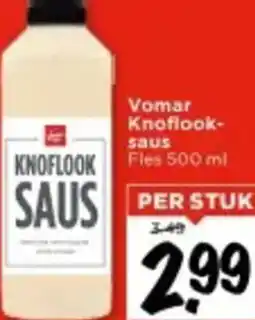 Vomar Voordeelmarkt Vomar Knoflook saus aanbieding