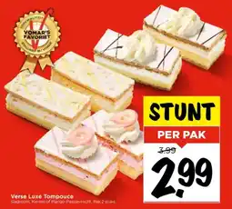 Vomar Voordeelmarkt Verse Luxe Tompouce aanbieding