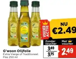 Vomar Voordeelmarkt G'woon Olijfolie aanbieding