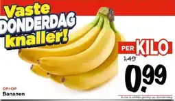 Vomar Voordeelmarkt Bananen aanbieding