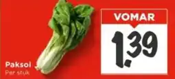 Vomar Voordeelmarkt Paksoi aanbieding