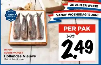 Vomar Voordeelmarkt Hollandse Nieuwe aanbieding