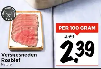 Vomar Voordeelmarkt Versgesneden Rosbief aanbieding