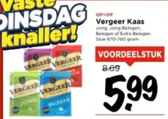 Vomar Voordeelmarkt Vergeer Kaas aanbieding