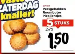 Vomar Voordeelmarkt Versgebakken Roomboter Picolientjes aanbieding