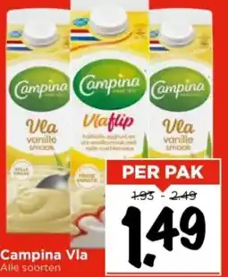 Vomar Voordeelmarkt Campina Vla aanbieding