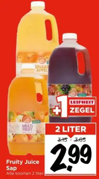 Vomar Voordeelmarkt Fruity Juice Sap aanbieding