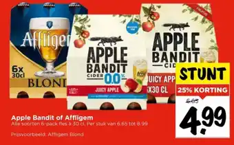 Vomar Voordeelmarkt Apple Bandit of Affligem aanbieding